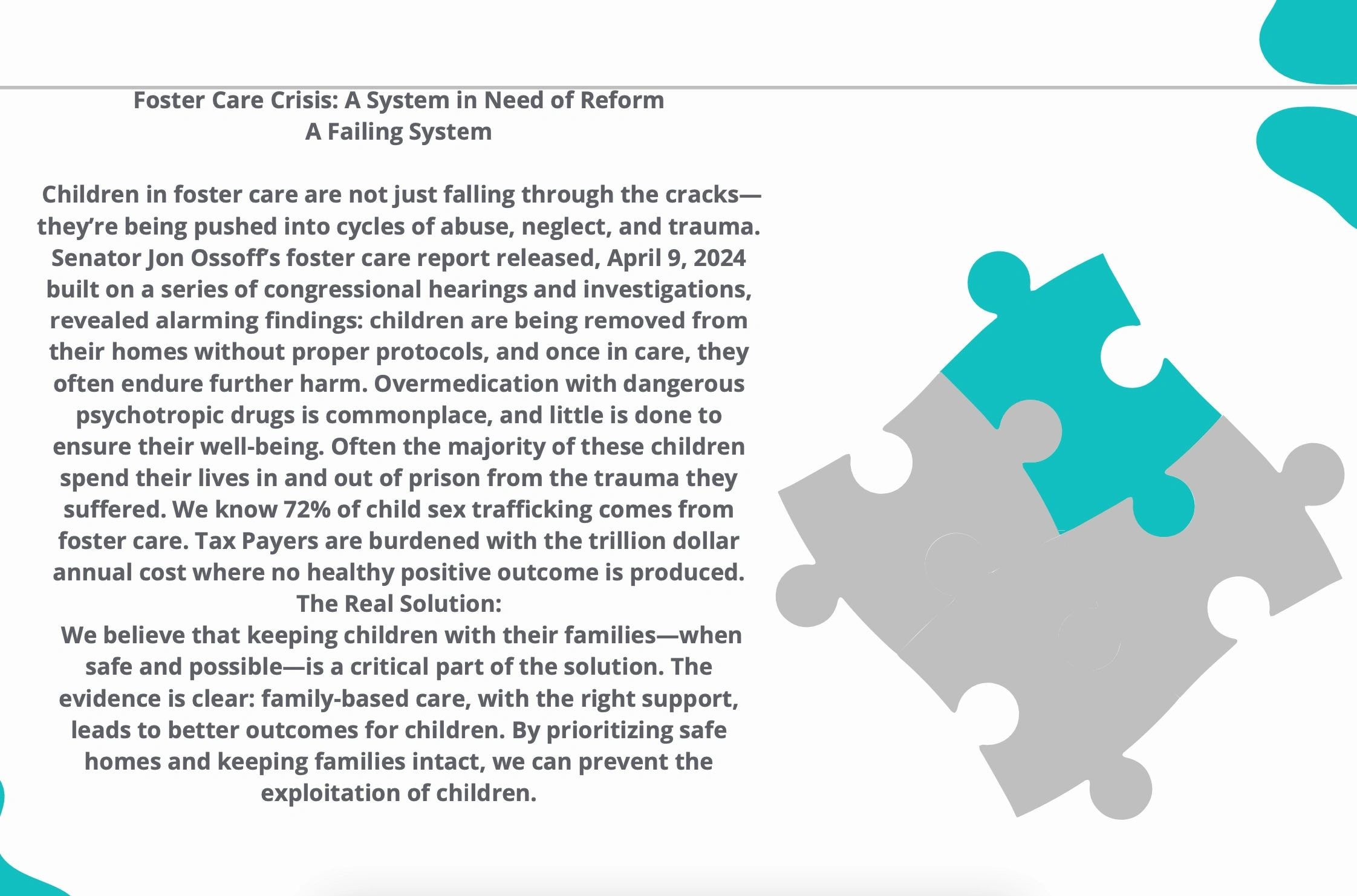 Foster Care Crisis – ECETT